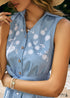 Blue Summer Boho Short Dress